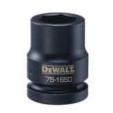 DeWALT DWMT75165OSP Impact Socket, 22 mm Socket, 3/4 in Drive, 6-Point, CR-440 Steel, Black Oxide